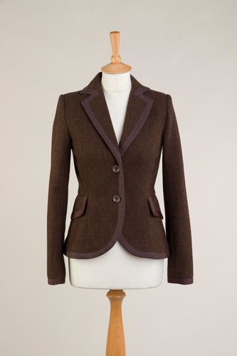 Joules wool tweed blazer - sz,