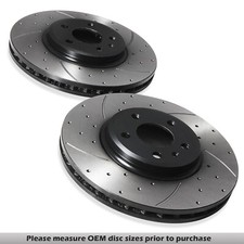 FRONT DRILLED GROOVED 320MM