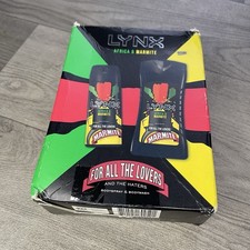 LYNX LIMITED EDITION AFRICA & MARMITE MENS DUO GIFT SET BODY WASH & SPRAY