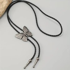 Unisex Black  Bolo Tie with