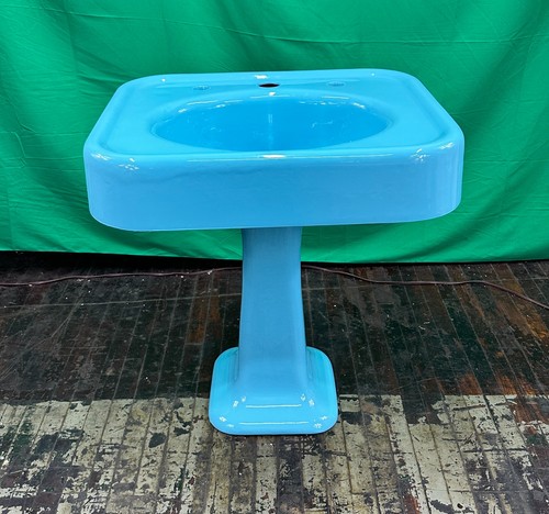 Blue cast iron - blue, sink