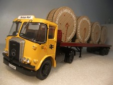 1:50 Corgi CC12512 Atkinson Borderer Flatbed & Reels British Rail - VGC Boxed