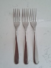 3 x RARE Alessi Nuovo Milano Dinner Table Forks Set dinner VGC 19.3cm Fork