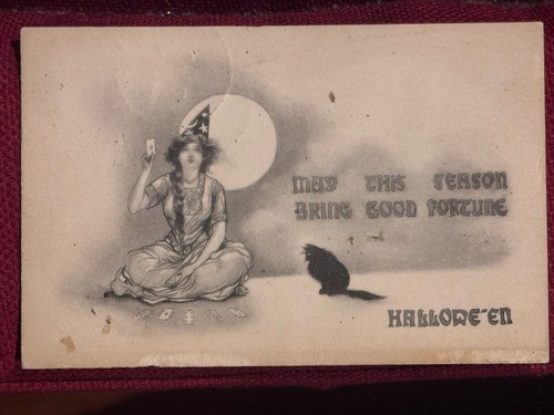 Vintage halloween fortune - vintage, :