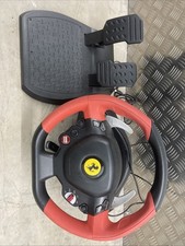 Thrustmaster Ferrari 458 Spider Steering Wheel with Foot Pedals - Red/Black