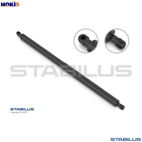 Gas spring bootcargo area - spring,