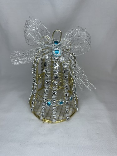 Hand decorated metal - metal, cage