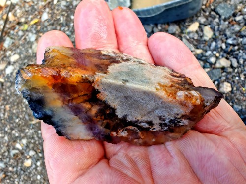 Blue john fluorite raw crystal - blue,