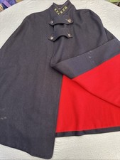 VINTAGE Nurse Cape Wool Navy