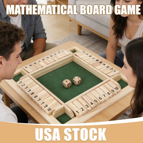 Wooden dice board - dice,