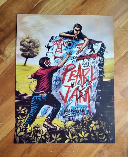 Poster pearl jam live - "pearl,