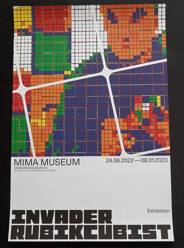 Invader rubikcubist mima - rubikcubist, 2022