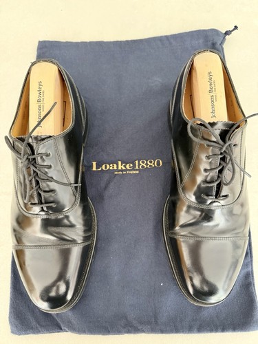 Loake men black shine - loake, men's