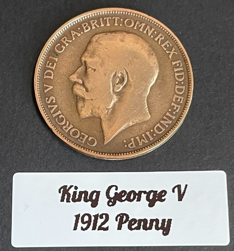 King george heaton mint - v,
