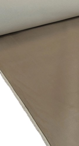 Coffee faux suede - of,