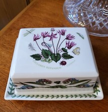 Portmeirion Botanic Garden Square Covered Butter Dish