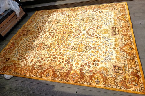 Vintage wool rug - wool, 296x248cm