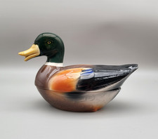 Vintage Michel  Caugant  Duck Pate Tureen  - 23 cm long