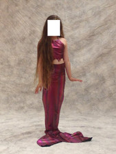 OOAK Swimable Mermaid tail and top. Size child 12/13