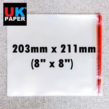 Clear Cello Display Bags Self