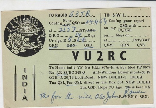 Vintage qsl radio - vintage,