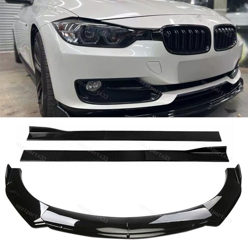 Gloss front bumper lip - gloss, spoiler