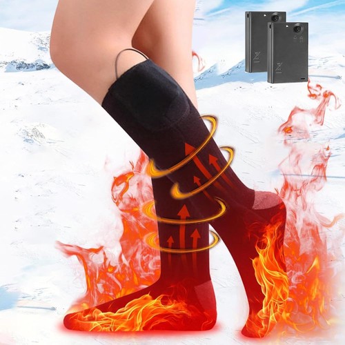 Winter electric heated socks - winter,