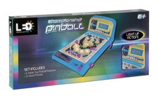 LED Championship Pinball Tabletop Machine with Lights and Sounds 
