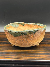 Medium rare 15cm " 和鉢常滑 " Tokoname japanese bonsai pot vintage Japan Very...