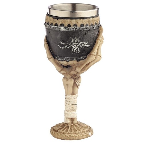 Skeleton arm goblet decorative - goblet,