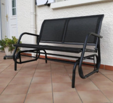 Garden rocking bench - garden,