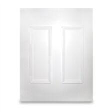 White uPVC Door Panel Manor Moulded Half MDF Reinforced 24 28mm Plastic Glazing