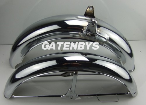 Chrome front rear - rear, mudguard