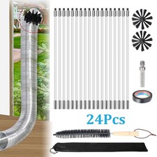 24Pcs Chimney Sweep Set Flue