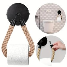 Hemp Rope Toilet Roll Holder