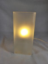 Ikea Grono Table Lamp White Frosted Glass 22x10x10cm Scandi Decor Rare Prop