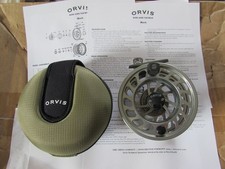 A1 stunning ORVIS ENGLAND MACH V 8/11 disc drag SALMON fly fishing reel + pouch