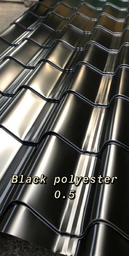 Tile effect polyester coated - polyester,