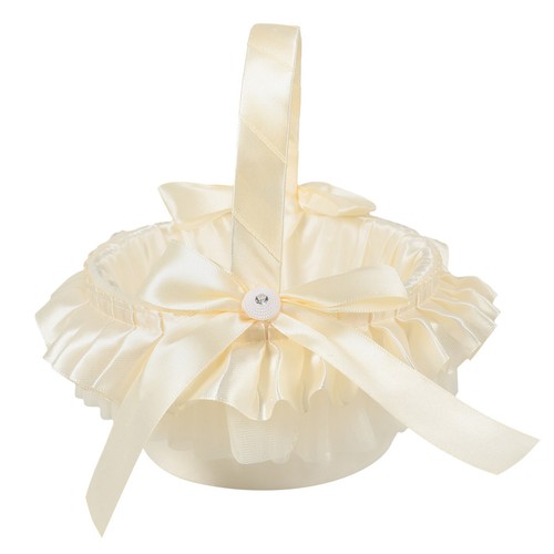 Flower girl basket - basket, wedding