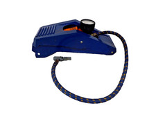 Vintage Desmo Foot Pump Blue