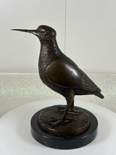 Heavy Bronze Woodcock Ornament