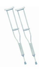 Drive Devilbiss Aluminium Underarm Crutches (Adult), 114cm 