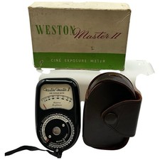 Weston Master II Cine Exposure Meter Boxed – Light Meter Enfield UK