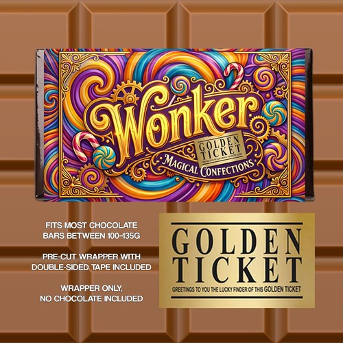 Wonker wrapper golden - wonker, ticket