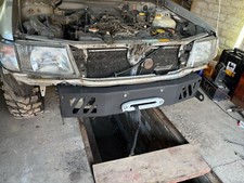 Winch Plate in Original Bumper for Subaru Forester 1997-2003