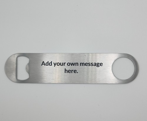 Personlised engraved bar blade - personlised,