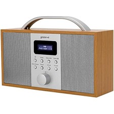 Groov-e Boston Wooden DAB & FM