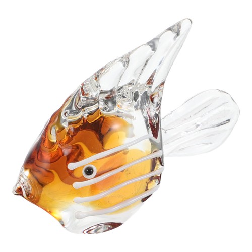 Glass fish figurine - glass, ornament