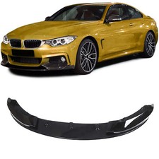 Spoiler lip blade black skirt bumper front for 14-20 BMW F32 F33 F36 M-Sport