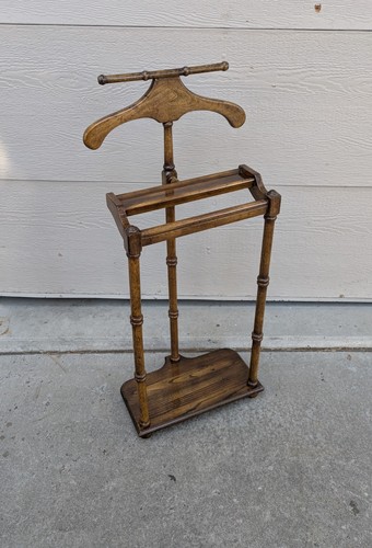 Vintage butler wood gentlemans - wood,
